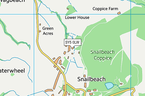 SY5 0LW map - OS VectorMap District (Ordnance Survey) SY5 0LW map - OS VectorMap District (Ordnance Survey)
