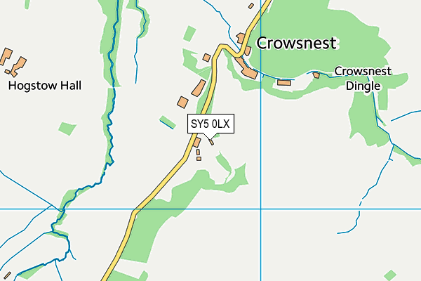 SY5 0LX map - OS VectorMap District (Ordnance Survey) SY5 0LX map - OS VectorMap District (Ordnance Survey)