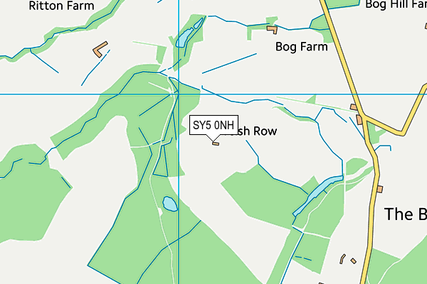 SY5 0NH map - OS VectorMap District (Ordnance Survey) SY5 0NH map - OS VectorMap District (Ordnance Survey)