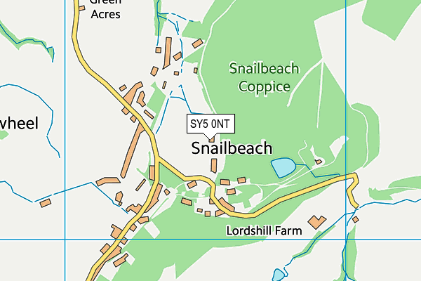 SY5 0NT map - OS VectorMap District (Ordnance Survey) SY5 0NT map - OS VectorMap District (Ordnance Survey)