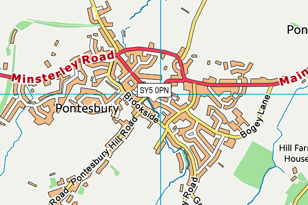SY5 0PN map - OS VectorMap District (Ordnance Survey) SY5 0PN map - OS VectorMap District (Ordnance Survey)