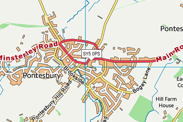 SY5 0PS map - OS VectorMap District (Ordnance Survey) SY5 0PS map - OS VectorMap District (Ordnance Survey)