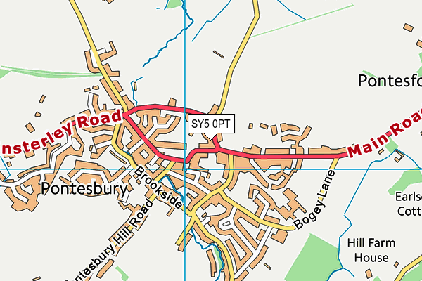 SY5 0PT map - OS VectorMap District (Ordnance Survey) SY5 0PT map - OS VectorMap District (Ordnance Survey)