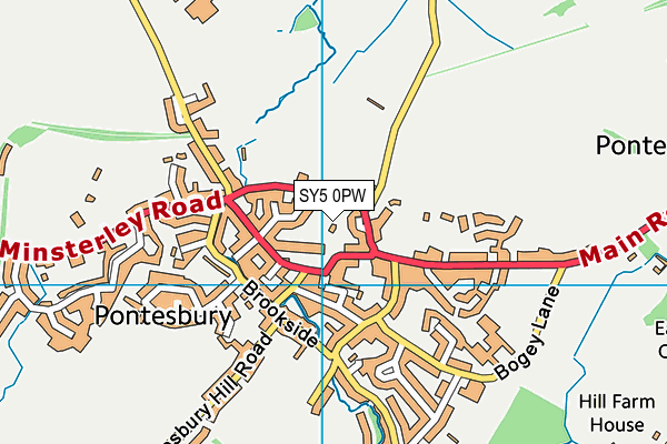 SY5 0PW map - OS VectorMap District (Ordnance Survey) SY5 0PW map - OS VectorMap District (Ordnance Survey)