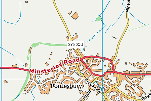 SY5 0QU map - OS VectorMap District (Ordnance Survey) SY5 0QU map - OS VectorMap District (Ordnance Survey)