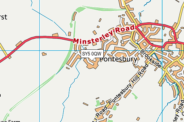 SY5 0QW map - OS VectorMap District (Ordnance Survey) SY5 0QW map - OS VectorMap District (Ordnance Survey)
