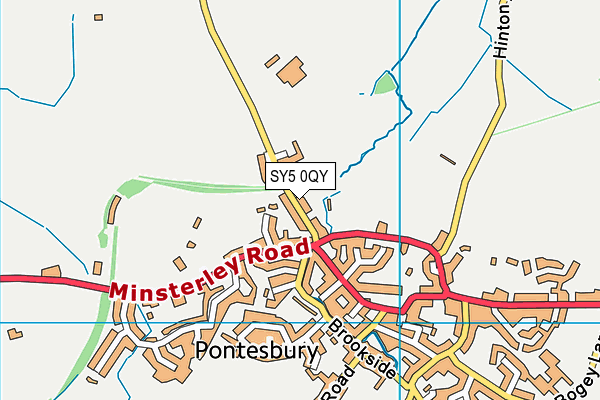 SY5 0QY map - OS VectorMap District (Ordnance Survey) SY5 0QY map - OS VectorMap District (Ordnance Survey)