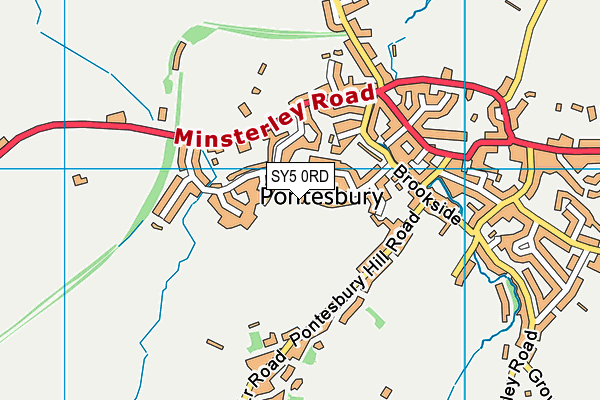 SY5 0RD map - OS VectorMap District (Ordnance Survey) SY5 0RD map - OS VectorMap District (Ordnance Survey)