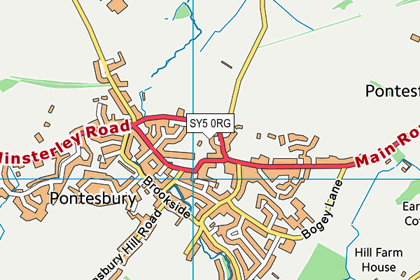 SY5 0RG map - OS VectorMap District (Ordnance Survey) SY5 0RG map - OS VectorMap District (Ordnance Survey)