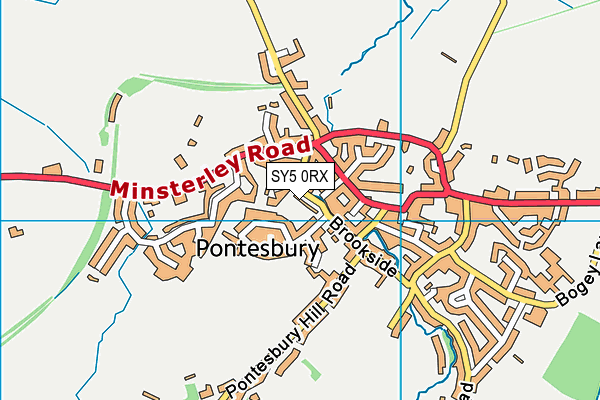 SY5 0RX map - OS VectorMap District (Ordnance Survey) SY5 0RX map - OS VectorMap District (Ordnance Survey)