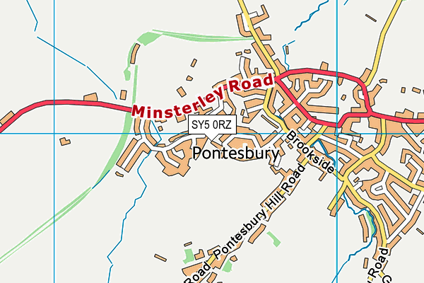 SY5 0RZ map - OS VectorMap District (Ordnance Survey) SY5 0RZ map - OS VectorMap District (Ordnance Survey)