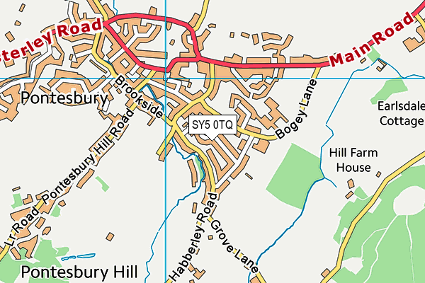 SY5 0TQ map - OS VectorMap District (Ordnance Survey) SY5 0TQ map - OS VectorMap District (Ordnance Survey)