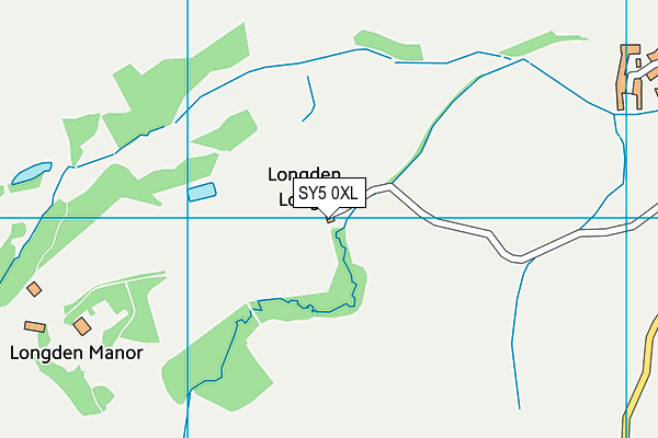 SY5 0XL map - OS VectorMap District (Ordnance Survey) SY5 0XL map - OS VectorMap District (Ordnance Survey)