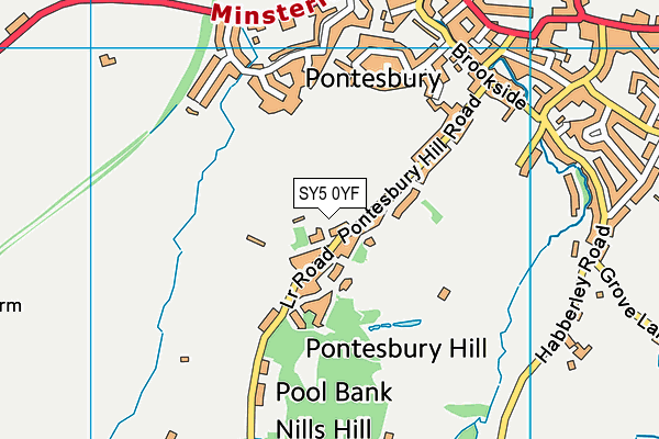 SY5 0YF map - OS VectorMap District (Ordnance Survey) SY5 0YF map - OS VectorMap District (Ordnance Survey)