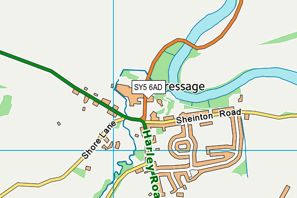 SY5 6AD map - OS VectorMap District (Ordnance Survey) SY5 6AD map - OS VectorMap District (Ordnance Survey)