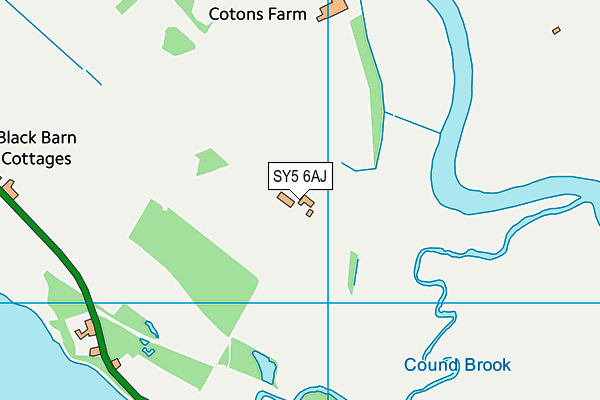 SY5 6AJ map - OS VectorMap District (Ordnance Survey) SY5 6AJ map - OS VectorMap District (Ordnance Survey)