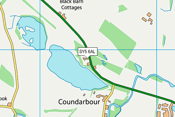 SY5 6AL map - OS VectorMap District (Ordnance Survey) SY5 6AL map - OS VectorMap District (Ordnance Survey)