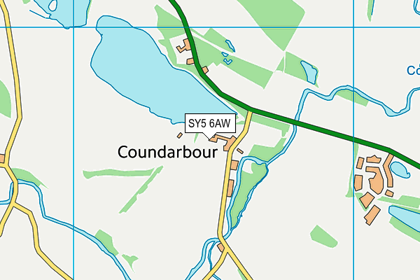 SY5 6AW map - OS VectorMap District (Ordnance Survey) SY5 6AW map - OS VectorMap District (Ordnance Survey)