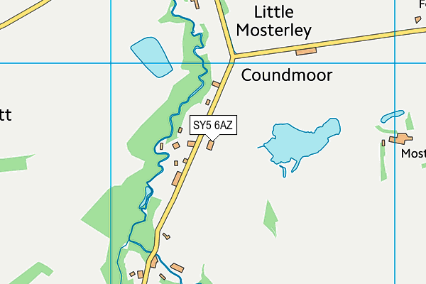 SY5 6AZ map - OS VectorMap District (Ordnance Survey) SY5 6AZ map - OS VectorMap District (Ordnance Survey)