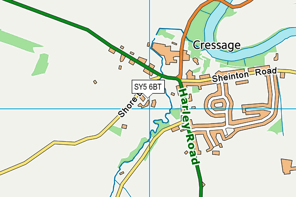 SY5 6BT map - OS VectorMap District (Ordnance Survey) SY5 6BT map - OS VectorMap District (Ordnance Survey)