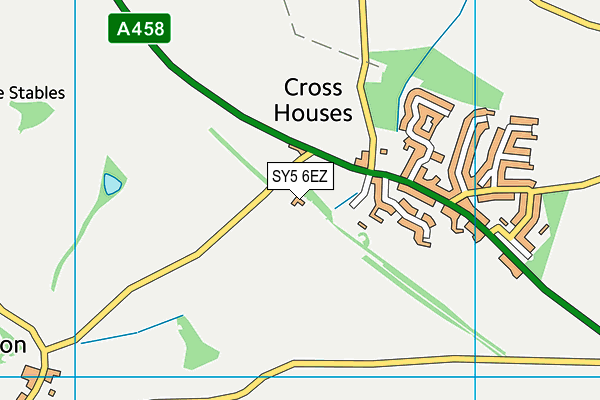 SY5 6EZ map - OS VectorMap District (Ordnance Survey) SY5 6EZ map - OS VectorMap District (Ordnance Survey)