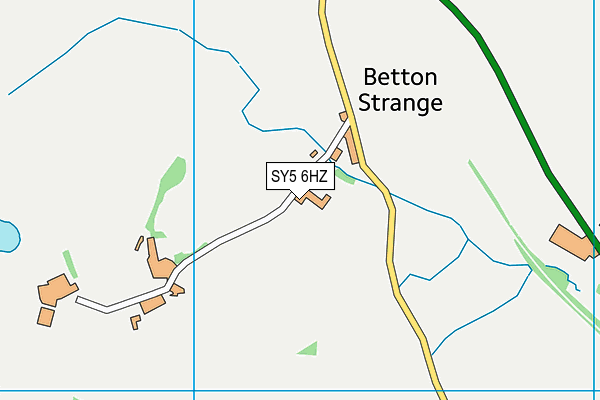 SY5 6HZ map - OS VectorMap District (Ordnance Survey) SY5 6HZ map - OS VectorMap District (Ordnance Survey)