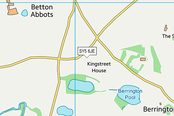SY5 6JE map - OS VectorMap District (Ordnance Survey) SY5 6JE map - OS VectorMap District (Ordnance Survey)