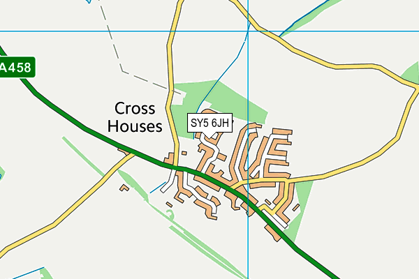 SY5 6JH map - OS VectorMap District (Ordnance Survey) SY5 6JH map - OS VectorMap District (Ordnance Survey)