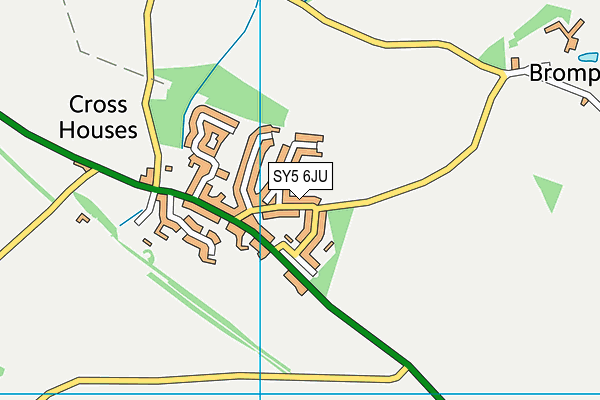 SY5 6JU map - OS VectorMap District (Ordnance Survey) SY5 6JU map - OS VectorMap District (Ordnance Survey)