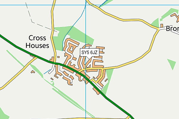 SY5 6JZ map - OS VectorMap District (Ordnance Survey) SY5 6JZ map - OS VectorMap District (Ordnance Survey)
