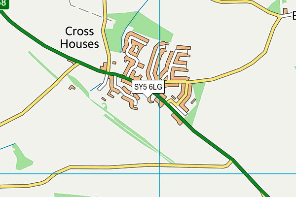 SY5 6LG map - OS VectorMap District (Ordnance Survey) SY5 6LG map - OS VectorMap District (Ordnance Survey)