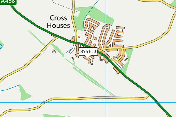 SY5 6LJ map - OS VectorMap District (Ordnance Survey) SY5 6LJ map - OS VectorMap District (Ordnance Survey)