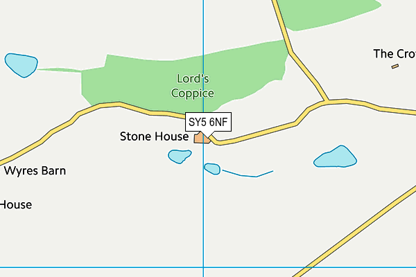 SY5 6NF map - OS VectorMap District (Ordnance Survey) SY5 6NF map - OS VectorMap District (Ordnance Survey)