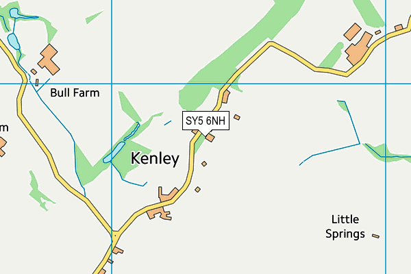 SY5 6NH map - OS VectorMap District (Ordnance Survey) SY5 6NH map - OS VectorMap District (Ordnance Survey)