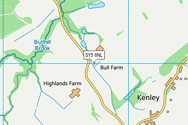 SY5 6NL map - OS VectorMap District (Ordnance Survey) SY5 6NL map - OS VectorMap District (Ordnance Survey)