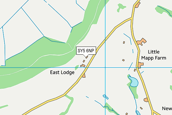 SY5 6NP map - OS VectorMap District (Ordnance Survey) SY5 6NP map - OS VectorMap District (Ordnance Survey)