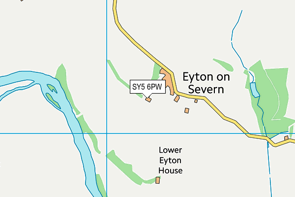 SY5 6PW map - OS VectorMap District (Ordnance Survey) SY5 6PW map - OS VectorMap District (Ordnance Survey)
