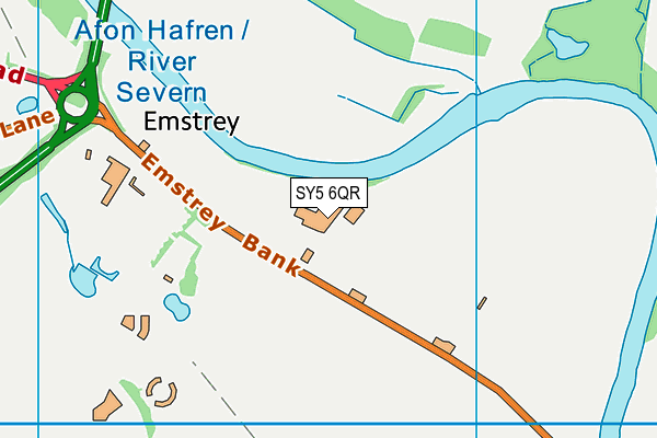 SY5 6QR map - OS VectorMap District (Ordnance Survey) SY5 6QR map - OS VectorMap District (Ordnance Survey)