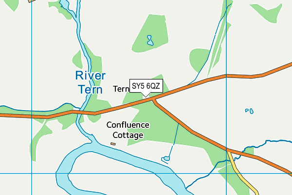 SY5 6QZ map - OS VectorMap District (Ordnance Survey) SY5 6QZ map - OS VectorMap District (Ordnance Survey)