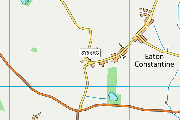 SY5 6RG map - OS VectorMap District (Ordnance Survey) SY5 6RG map - OS VectorMap District (Ordnance Survey)