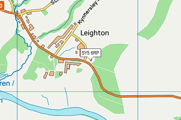 SY5 6RP map - OS VectorMap District (Ordnance Survey)