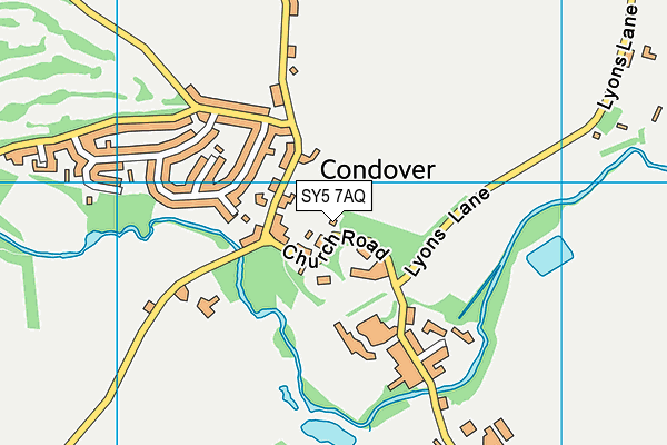 SY5 7AQ map - OS VectorMap District (Ordnance Survey) SY5 7AQ map - OS VectorMap District (Ordnance Survey)