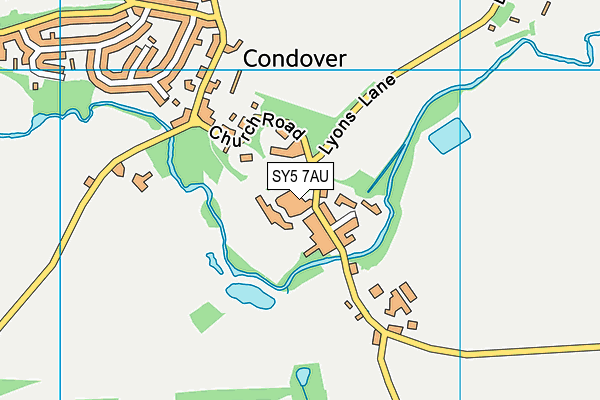 SY5 7AU map - OS VectorMap District (Ordnance Survey) SY5 7AU map - OS VectorMap District (Ordnance Survey)