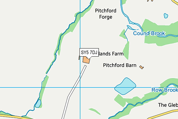 SY5 7DJ map - OS VectorMap District (Ordnance Survey) SY5 7DJ map - OS VectorMap District (Ordnance Survey)