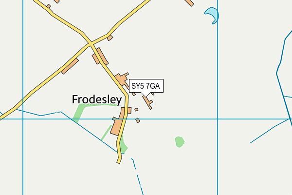 SY5 7GA map - OS VectorMap District (Ordnance Survey) SY5 7GA map - OS VectorMap District (Ordnance Survey)