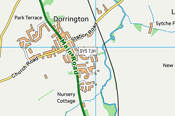 SY5 7JH map - OS VectorMap District (Ordnance Survey) SY5 7JH map - OS VectorMap District (Ordnance Survey)