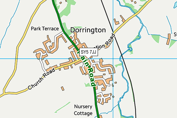 SY5 7JJ map - OS VectorMap District (Ordnance Survey) SY5 7JJ map - OS VectorMap District (Ordnance Survey)