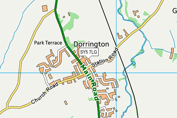SY5 7LG map - OS VectorMap District (Ordnance Survey) SY5 7LG map - OS VectorMap District (Ordnance Survey)