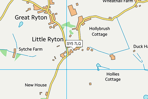 SY5 7LQ map - OS VectorMap District (Ordnance Survey) SY5 7LQ map - OS VectorMap District (Ordnance Survey)