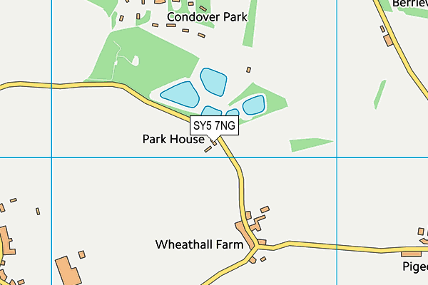 SY5 7NG map - OS VectorMap District (Ordnance Survey) SY5 7NG map - OS VectorMap District (Ordnance Survey)